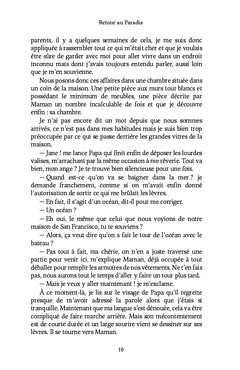 Retour au Paradis