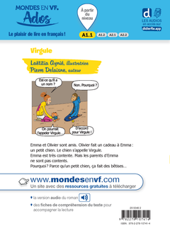 Mondes en VF Ados - Virgule (bd) - Niv. A1.1 - Livre + audios
