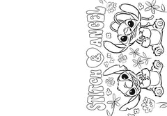 DISNEY TEENS - Atelier de coloriages - Angel et Stitch