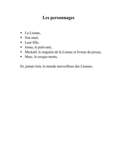 Dialogue avec une Lionne