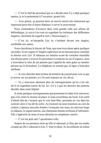 À travers le verre
