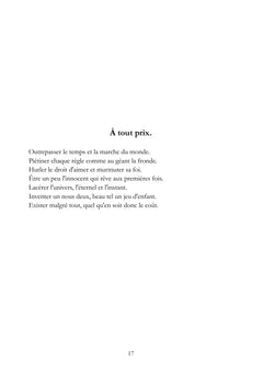 Rimes - Restes intimes de merveilleuses émotions soudaines