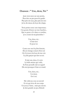 Rimes - Restes intimes de merveilleuses émotions soudaines
