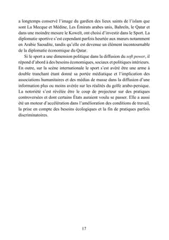 Marchés sportifs et « riyal » politique