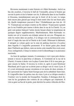 Du sang sur la blanche