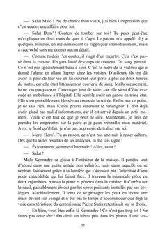 Du sang sur la blanche