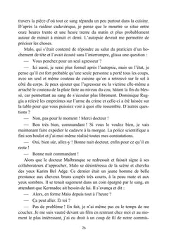 Du sang sur la blanche