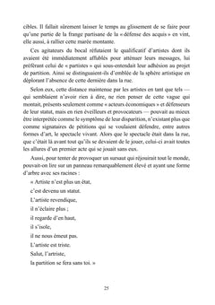 Partition - Anticipation sociale