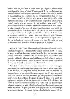 Partition - Anticipation sociale