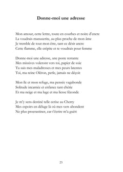 Confidences d'un passant