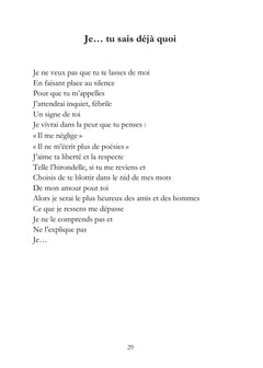 Confidences d'un passant