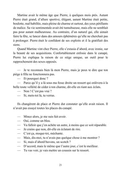 Il y a du champagne sous l'escalier