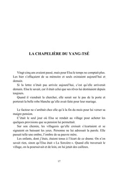 La chapelière du Yang-Tsé