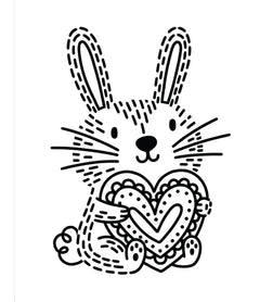 Les petits lapins - Ma première peinture magique