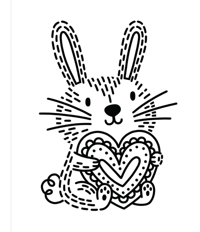 Les petits lapins - Ma première peinture magique