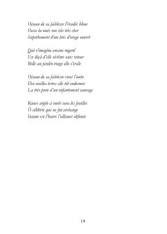 Le dernier chant de l'oiseau avant la nuit