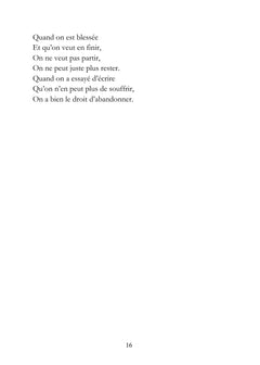 Écris et crie