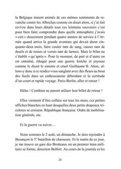 Mes tranchées de 1914-1918 et mes 20 ans