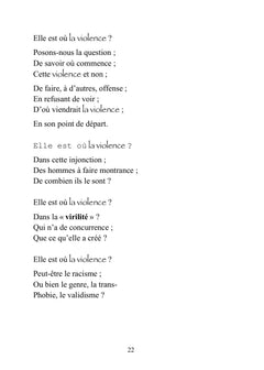Poésie féministe - Pour les hommes - qui pensent être des mecs bien