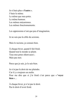 Poésie féministe - Pour les hommes - qui pensent être des mecs bien