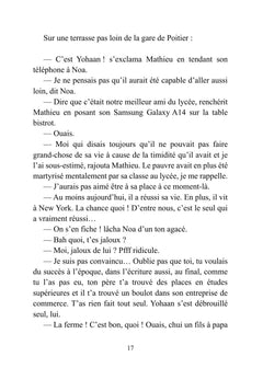 Premiers pas d'un écrivain