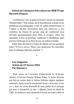 Premiers pas d'un écrivain