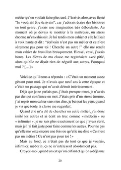 Premiers pas d'un écrivain