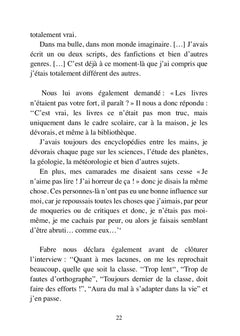 Premiers pas d'un écrivain