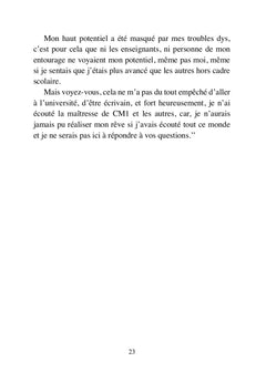 Premiers pas d'un écrivain