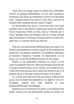 Premiers pas d'un écrivain