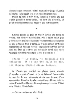 Premiers pas d'un écrivain