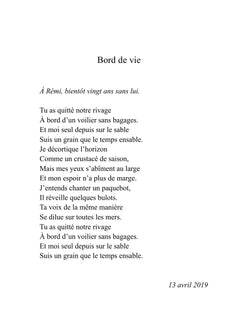 Rémi ne parlera plus... mais j'écouterai ses signes