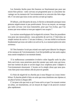 La négativité veut nous rendre heureux