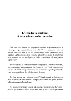 La négativité veut nous rendre heureux