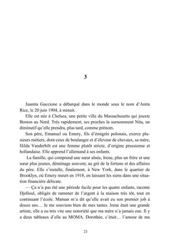 Les ravissements de Juanita Guccione