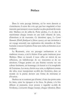 Le Carnet Roumain - Tome II : Zénith flamboyant et flocons soyeux