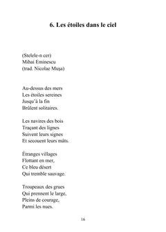 Poèmes roumains d'antan et d'aujourd'hui