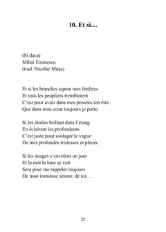 Poèmes roumains d'antan et d'aujourd'hui