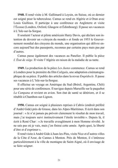 Un pèlerinage sur les traces d'Albert Camus