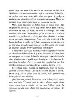 Les vacances magiques de Marie au royaume des fées