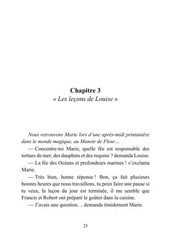 Les vacances magiques de Marie au royaume des fées