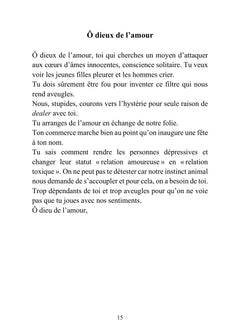 Textes d'une jeune fille perdue