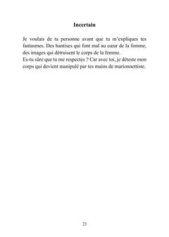 Textes d'une jeune fille perdue