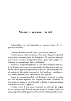 J'ai livré un colis chez vous, et puis...