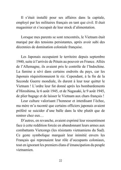 Mémoires d'une jeune Indo-Vietnamienne