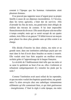 Mémoires d'une jeune Indo-Vietnamienne