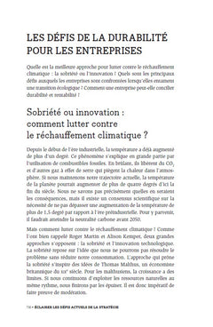 N'oubliez pas la stratégie !