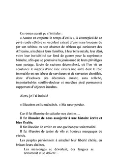 Illusoires exils enchaînés