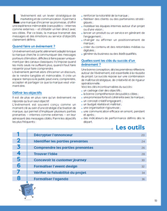 La boîte à outils de l'événementiel