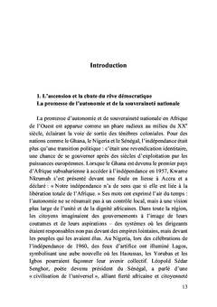 L'échec de la gouvernance démocratique en Afrique de l'Ouest